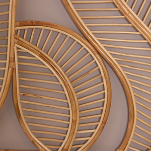 Boho Curved Rattan Bed <b>Headboard</b> Decorative Cane Woven Backboard Handmade Bedroom Furniture <b>Panel</b> OEM ODM Wholesale - Product Image 3