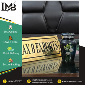 Expérience approfondie Fabricant vendant des fournitures funéraires Urne commémorative pour cendres Urnes de crémation en aluminium/laiton - Product Image 5