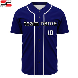 Camiseta de Béisbol Personalizable de Alta Calidad, Sublimación, Liga Escolar, Malla Transpirable, Ropa Deportiva, Impresión de Nombre y Número, Talla Grande - Product Image 5