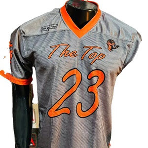 ผ้าระบายอากาศไซส์ใหญ่พิเศษเสื้อฟุตบอลอเมริกัน - Product Image 1