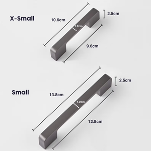 ลูกบิดและตัวดึงลิ้นชักทรงกลมสีเทาทำจากโลหะสีด้านสำหรับตู้ครัวบ้านสำนักงานร้านอาหาร - Product Image 5