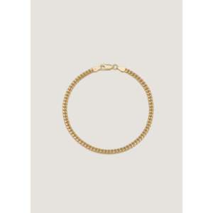 Petite Familia 14K <b>Gold</b> Cuban Bracelet with Emerald Diamond Pearl Rhodium & <b>Gold</b> Plated Star-shaped <b>Rose</b> <b>Gold</b> Religious <b>Bangles</b> - Product Image 1