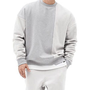 Unisex Basic Crewneck <b>Sweatshirt</b> Solid Color <b>Black</b> Cotton Pullover Factory Direct Blank Apparel for Custom Logo - Product Image 1