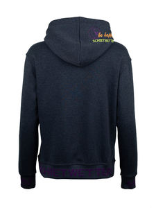 500 Gsm 100% coton broderie hiver fermeture éclair polaire poids lourd hommes sweat à capuche Streetwear - Product Image 6