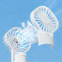 Ventilateur de poche mini USB rechargeable avec pulvérisation nano d'eau pour bureau, extérieur, usine – Vente en gros