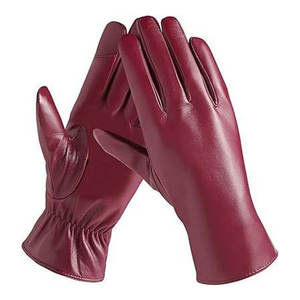 Gants de dressage tactiles en cuir sur mesure pour l'hiver – Doublure en laine douce et confortable de haute qualité, design sportif - Product Image 1