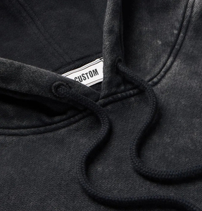 Sweats à capuche délavés à l'acide pour hommes Meilleure qualité Design personnalisé Sweats à capuche pour hommes Style cordon Sweats à capuche pour hommes - Product Image 4