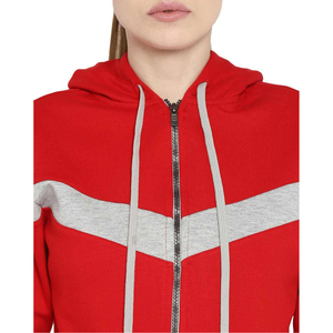 OEM Custom Logo Womens Color Block Full Zip up Jogger Sportswear Jogging Sets Sweatsuit <b>Plain</b> <b>Tracksuit</b> Training Wear for Women - Product Image 6