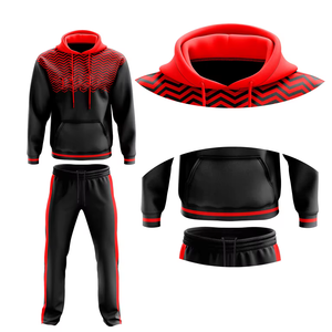 Venta al por mayor Premium Personalizable Transpirable 100% Algodón Jogging Casual Fleece Pullover Chándal - Product Image 5