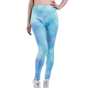 Haute qualité femmes Gym entraînement Fitness Legging respirant vêtements de sport élégant dames Yoga pantalon taille élastique Yoga Leggings - Product Image 2