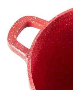 Ultra Z604 Red Marbled <b>Non</b> <b>Stick</b> <b>Pot</b> 24 cm - Product Image 2