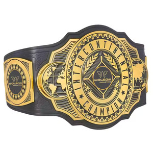 2025 Diseño personalizado WWE Campeonato Cinturones DE LUCHA Sialkot Pakistán 4mm Placas de zinc Correa de cuero World Heavyweight Belt - Product Image 5