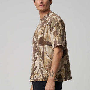 Ropa a granel, camiseta informal de buen diseño para hombre, ropa de calle, Camiseta cómoda de alta calidad con estampado de logotipo personalizado de gran tamaño para hombre - Product Image 5