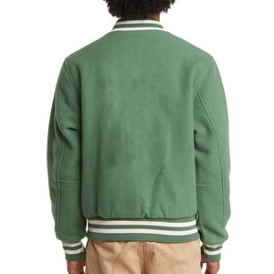 Chaqueta universitaria personalizada de talla grande para hombre, chaqueta deportiva de equipo Letterman con materiales de alta calidad para hombre - Product Image 2