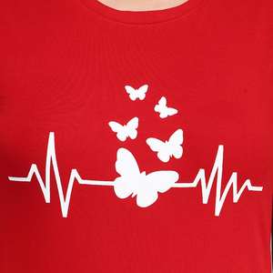 Nuevas camisetas para mujer Impresión de moda Mujeres Causal Manga corta Slim Fit Camisetas transpirables - Product Image 2