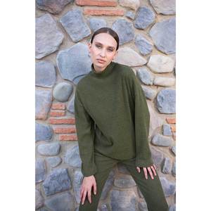 Ensemble de leggings à col ras du cou et manches longues pour femme - HAKI - HAKI - Product Image 1