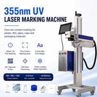 Machine de marquage laser UV 5W à refroidissement par air, marquage profond, prend en charge les formats DXF/BMP/PLT pour les codes QR, la date, les lots et les numéros de série
