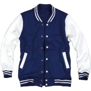 Écussons de broderie OEM veste Letterman pour hommes personnalisée grande taille manteau à manches en cuir veste de baseball en jean pour hommes - Product Image 1