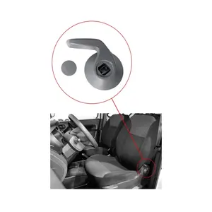Palanca de Reclinación del Asiento Delantero Derecho para Renault Kangoo 3 en Gris 7701209972 Accesorio para Asiento de Coche - Product Image 1