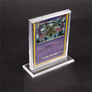 YY 35PT Trading <b>Card</b> Top Loader Clear Rigid <b>Card</b> <b>Holders</b> for TCG Sports <b>Cards</b> Custom Logo Wholesale - Product Image 5