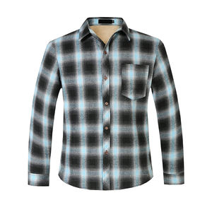 Casual Wear Men's Cotton <b>Flannel</b> Shirt Button Up Turn Down Collar Soft Fabric Outdoor Stylish <b>Flannel</b> Shirts For Gents - Product Image 1
