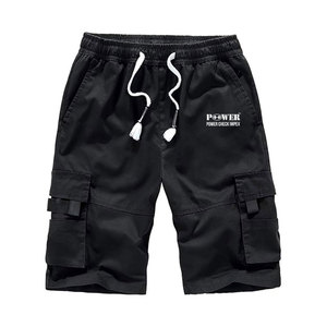 Pantalones cortos personalizados de alta calidad con cremallera para hombre, pantalones cortos casuales impermeables de malla de baloncesto de nailon - Product Image 1