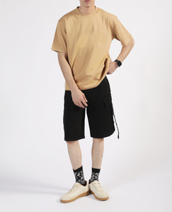 เสื้อยืดสำหรับผู้ชายเสื้อสวมหัวแขนแคบสีขาวอ่อนออกแบบโลโก้ได้ตามต้องการมาก - Product Image 1