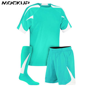 Maillots de football unisexes personnalisés - Uniformes de football - Tissu respirant à séchage rapide avec protection UV - Noms d'équipe personnalisés - 100% polyester - Product Image 2