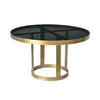 Mesa auxiliar redonda de mármol para Centro, mesa de comedor para sala de estar, diseño personalizado, decoración de granja disponible