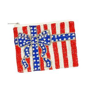 <b>Coin</b> Holder Purse with Thread Design Embroidery <b>Coin</b> <b>Pouch</b> Seed Bead Customized Hand <b>Pouch</b> - Product Image 4