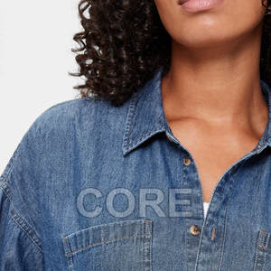 เสื้อยีนส์สำหรับผู้หญิงเสื้อยีนส์ระบายอากาศ - Product Image 6