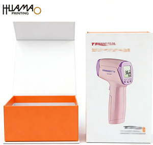 กล่องของขวัญกระดาษแข็ง Huamao สำหรับเครื่องวัดอุณหภูมิหน้าผากแบบอินฟราเรด กล่องของขวัญกระดาษแบบกำหนดขนาดและดีไซน์เองได้ - Product Image 3