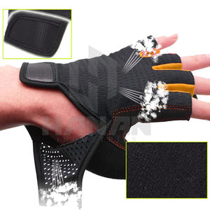 Gants de cyclisme rembourrés à demi-doigt avec maille respirante et forte adhérence pour les cyclistes de VTT de route - Product Image 3