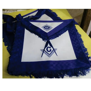 Delantales masónicos hechos a mano Delantal de masón de alta calidad Delantales de cuero Ceremonial Regalia para Lodge y Master Mason - Product Image 5
