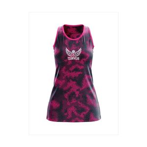 Maillots de netball réversibles personnalisés pour hommes, sans manches, imprimés, imperméables, sans coutures, en spandex/coton, séchage rapide - Product Image 1