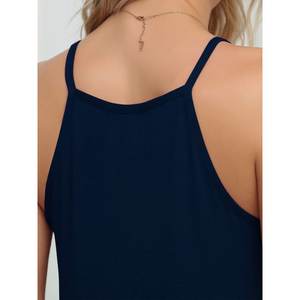 ชุดนอนผ้าฝ้ายแท้ 100% แบบวินเทจ ล้างสี 2 ชิ้น เสื้อสายเดี่ยว กางเกงขาสั้น สำหรับใส่นอน - Product Image 2