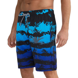 Short de plage 4 voies stretch Short de plage Quick Dry Surf Short pour homme Maillot de bain de couleur unie Short de plage à séchage rapide - Product Image 1