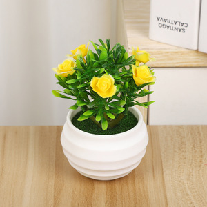 Phong cách Bắc Âu mô phỏng sáng tạo va chạm dứa hoa hồng nhỏ trong nhà phòng khách cửa sổ bay văn phòng chậu cây nhỏ - Product Image 3