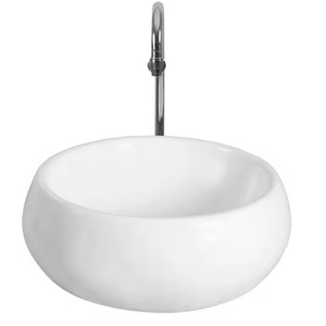Precio barato moderno piedra cuadrado encimera lavabo de cerámica lavado a mano fregadero para baño artículos sanitarios - Product Image 2