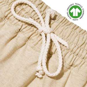 Pantalones de Jogger de algodón orgánico para mujer-Natural, jersey de 5,4 oz, transpirable con cintura elástica y puños de pierna acanalados - Product Image 2