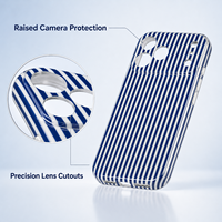 Longlayss Compatible avec 16 coques de protection rigides en TPU et PC, antichoc, fines, esthétiques, à rayures de dessins animés, pour femmes et filles (Rose)