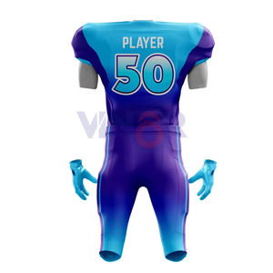 Camiseta de fútbol americano de alta calidad para hombre, ropa deportiva personalizada con mangas cortas, uniformes de sublimación transpirables, conjuntos de venta - Product Image 6