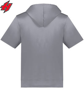 New Arrival Men's Hip Hop Style 2024 Logo Solid Pattern Short Sleeve Hoodies and <b>T</b> <b>Shirt</b> Shorts Set Custom Print for Autumn - Product Image 4