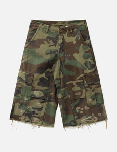 Compra al por mayor: Pantalones cortos cargo de camuflaje para hombre, de cintura media, estilo casual de verano, vaqueros rasgados y desgastados. - Product Image 1