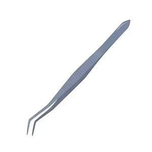 แหนบทำฟันแบบตรงมีคีมหนีบเนื้อเยื่อด้านบนใช้ทางการแพทย์ทำจากสแตนเลส - Product Image 4