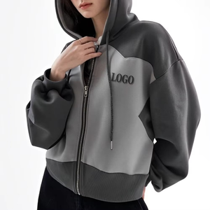 Top 2025 Unique Winter Women Regular Full-Zip Hoodie Manga larga Colección de invierno Training Running Hoodies - Product Image 3