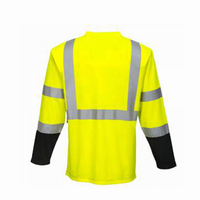 Camisa de Seguridad de Poliéster Transpirable, Resistente al Fuego y Retardante de Llama de Alto Rendimiento, Ropa de Trabajo Cómoda de Alta Calidad
