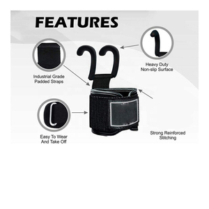 Sangles de soutien de poignet élastiques en coton pour hommes femmes Gym Fitness Sports Style force tirant des bandes de levage haltérophilie - Product Image 5