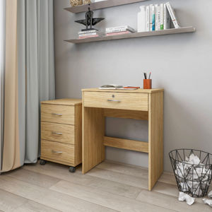 Escritorio de oficina de aglomerado de alta calidad Diseño contemporáneo simple Muebles más vendidos Malasia para edificio de oficinas 1307 - Product Image 1