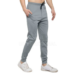 Pantalón informal ligero de verano para hombre Color personalizado Cintura alta Hecho de lona-Precio para adultos - Product Image 2